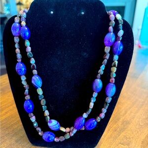 Jay King Grape Agate Necklace